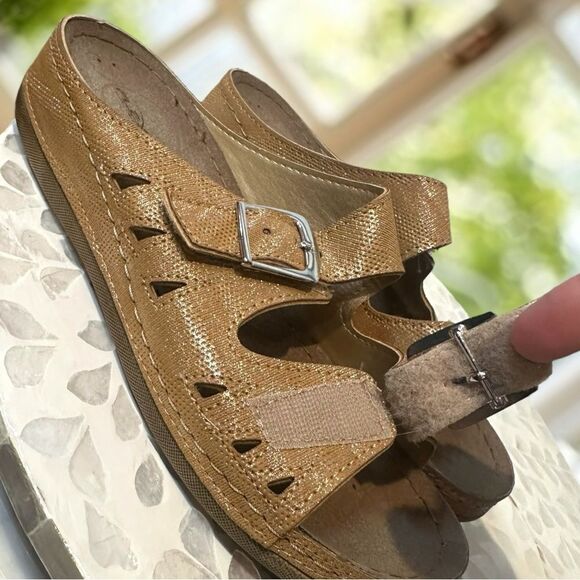 Flexus by Spring Step Samuella Supportive 2 Strap Sandal Slide Mule Size EU 38 - Picture 14 of 15